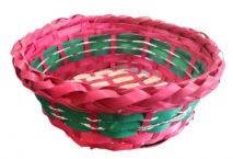 Cesto de Bambu Redondo - Natal