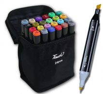 Kit com 24 canetinhas Hidrocor