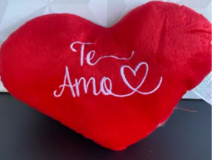 Almofada Coração - Te Amo Vermelha