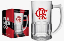 Caneca de vidro 340ml - Flamengo