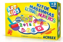 Kit de massinhas Letras&Números