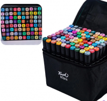 Kit com 80 canetinhas Hidrocor