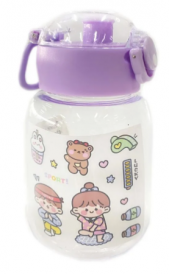 Garrafa com bico 500ml - Roxa adesivos