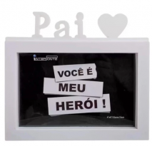 Porta Retrato Branco - Pai