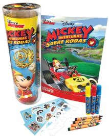 Mickey Aventuras sobre rodas - Livro de colorir