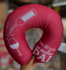 Almofada de Pescoço Vermelha - Pai