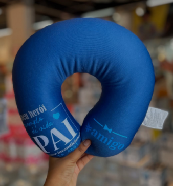 Almofada de Pescoço Azul - Pai