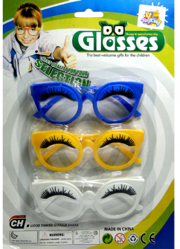 Óculos Divertdo Com 3 peças