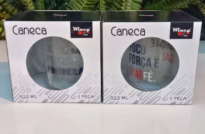 Caneca De Vidro - Frases