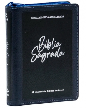 Bíblia Sagrada - Azul com Zíper