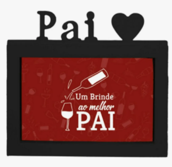 Porta Retrato Preto - Pai