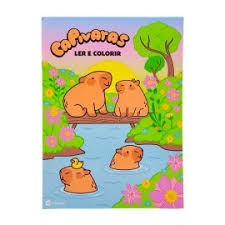Ler e Colorir Capivaras
