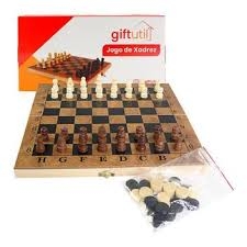 Jogo de Xadrez 3 em 1