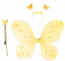 Kit fantasia fada de borboleta - Amarela