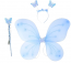 Kit fantasia fada de borboleta - Azul